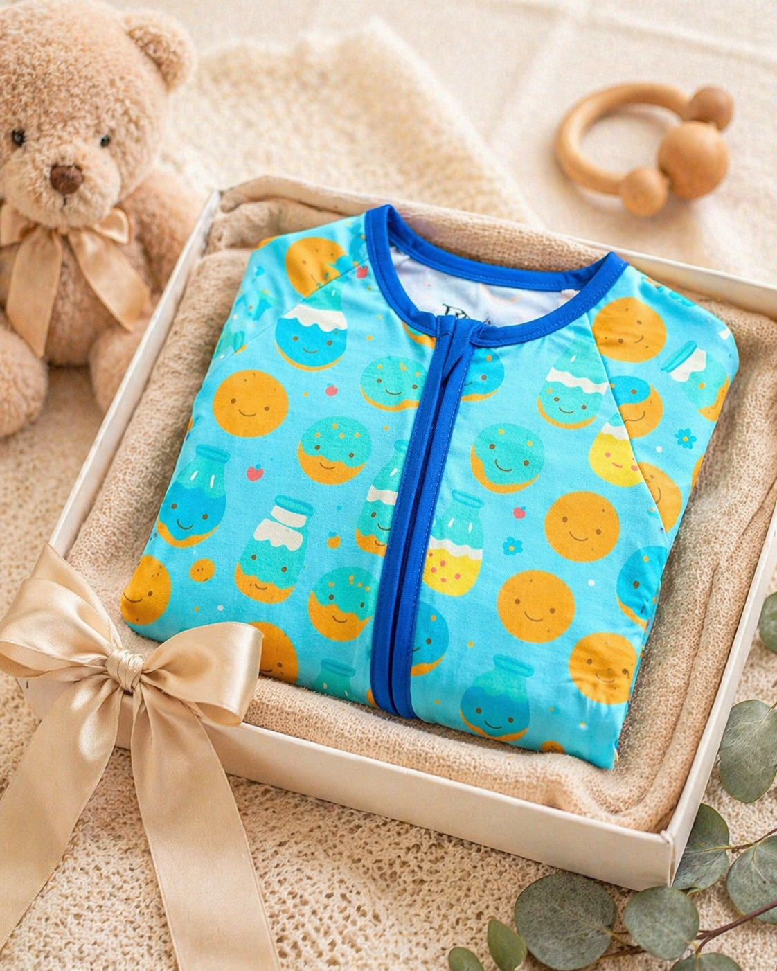 Milk & Cookies Party Baby Onesie