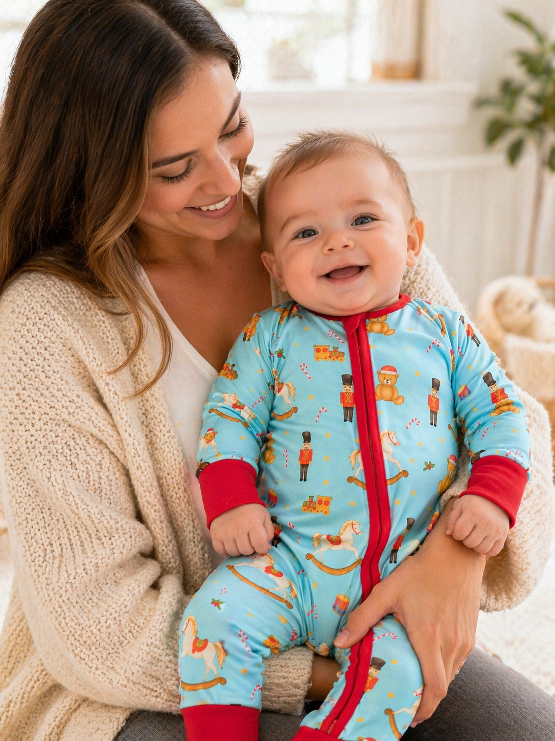 Nutcracker Nursery – Festive Christmas Pajama Onesie