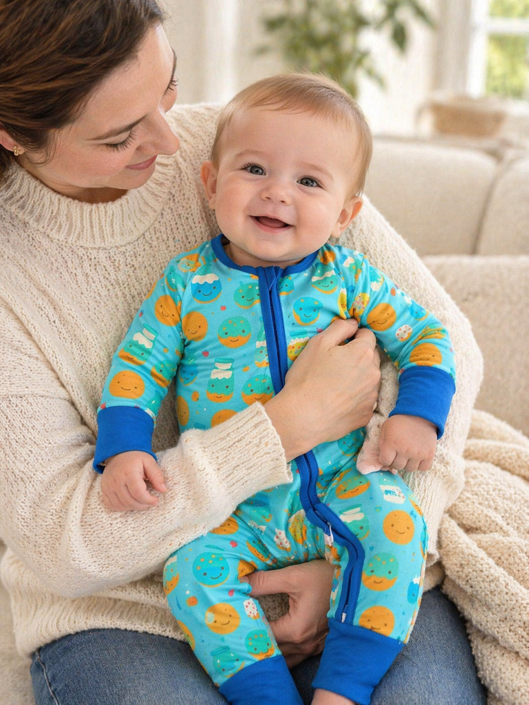 Milk & Cookies Party Baby Onesie