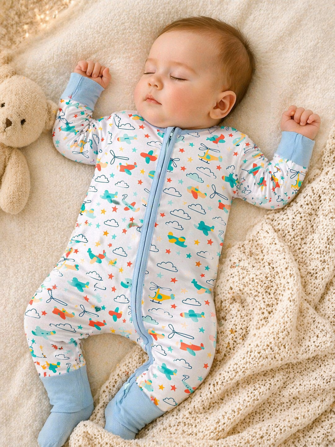 Little Aviators – Airplane Themed Toddler Pajama Set
