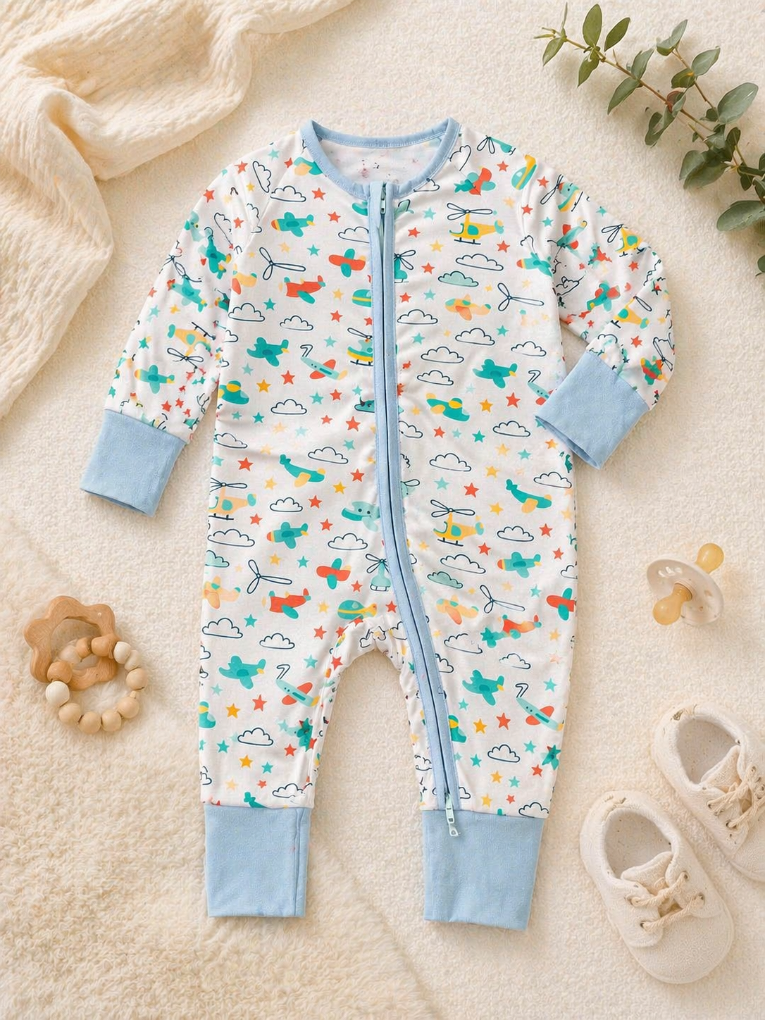 Little Aviators – Airplane Themed Toddler Pajama Set