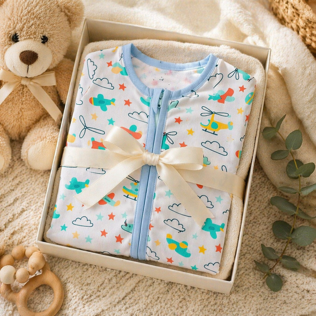 Little Aviators – Airplane Themed Toddler Pajama Set