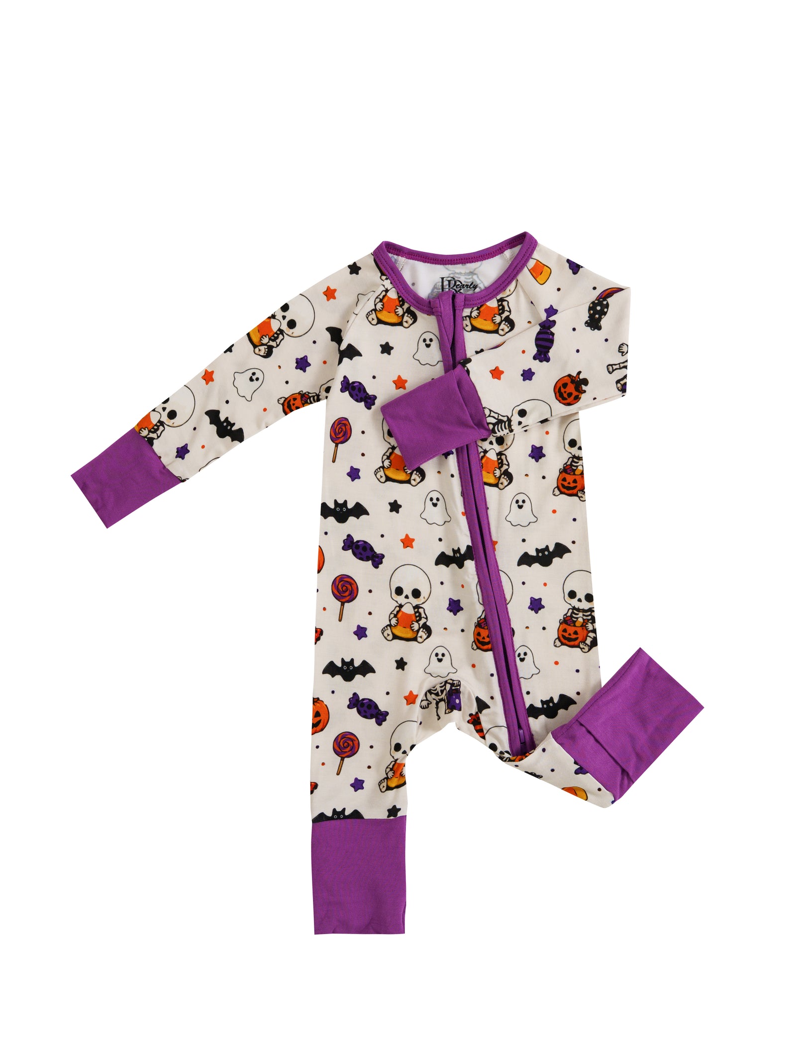 Spooky Snuggles – Halloween Bamboo Zipper Sleeper – Without Grippers