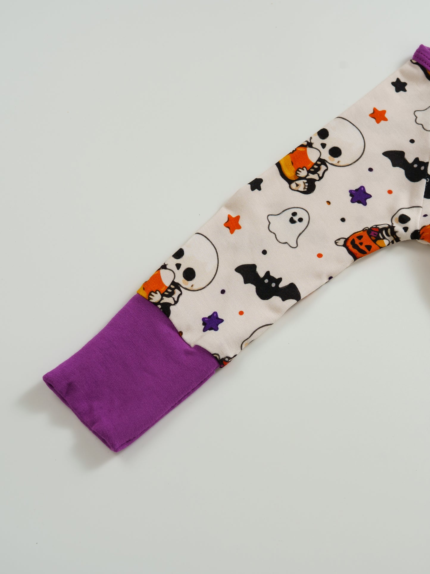 Spooky Snuggles – Halloween Bamboo Zipper Sleeper – With Grippers