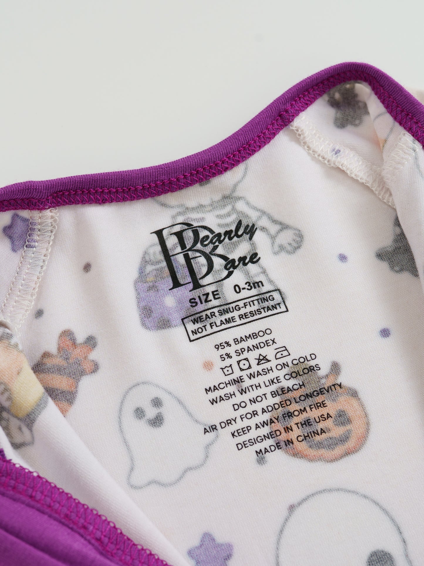 Spooky Snuggles – Halloween Bamboo Zipper Sleeper – Without Grippers