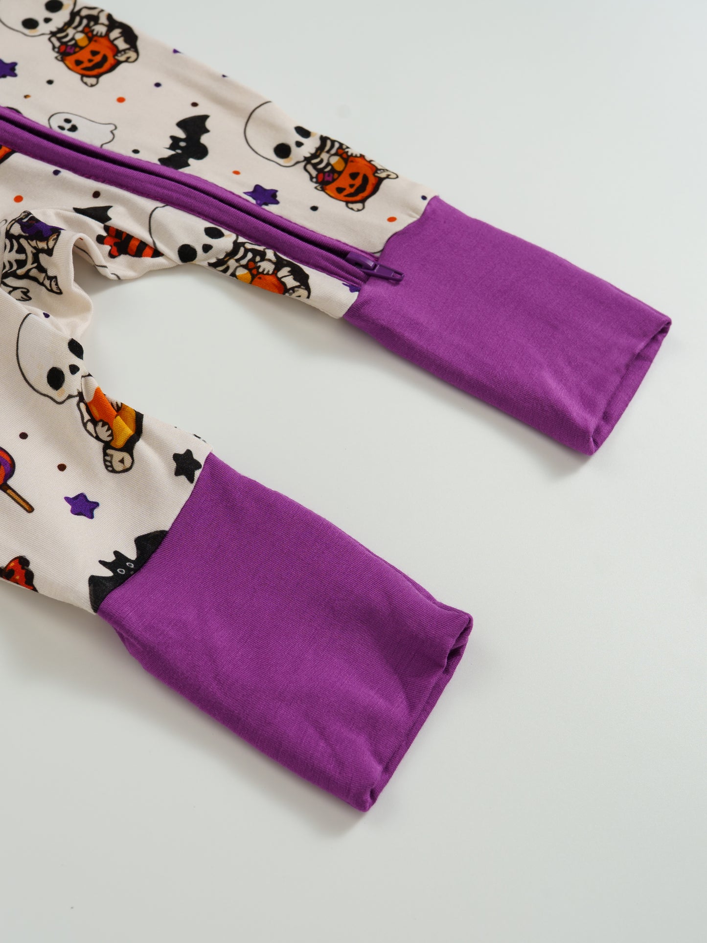 Spooky Snuggles – Halloween Bamboo Zipper Sleeper – Without Grippers
