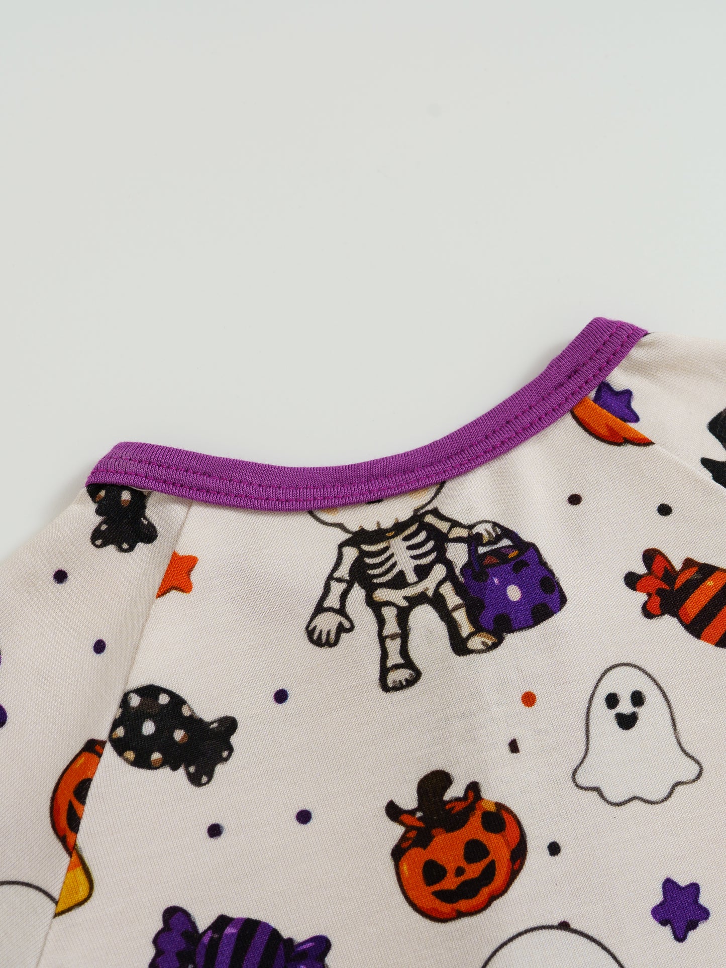 Spooky Snuggles – Halloween Bamboo Zipper Sleeper – With Grippers