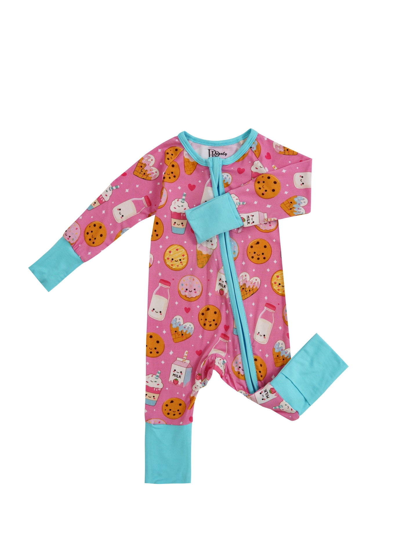 Donut Dreams – Sweet Treat Bamboo Zipper Sleeper – Without Grippers