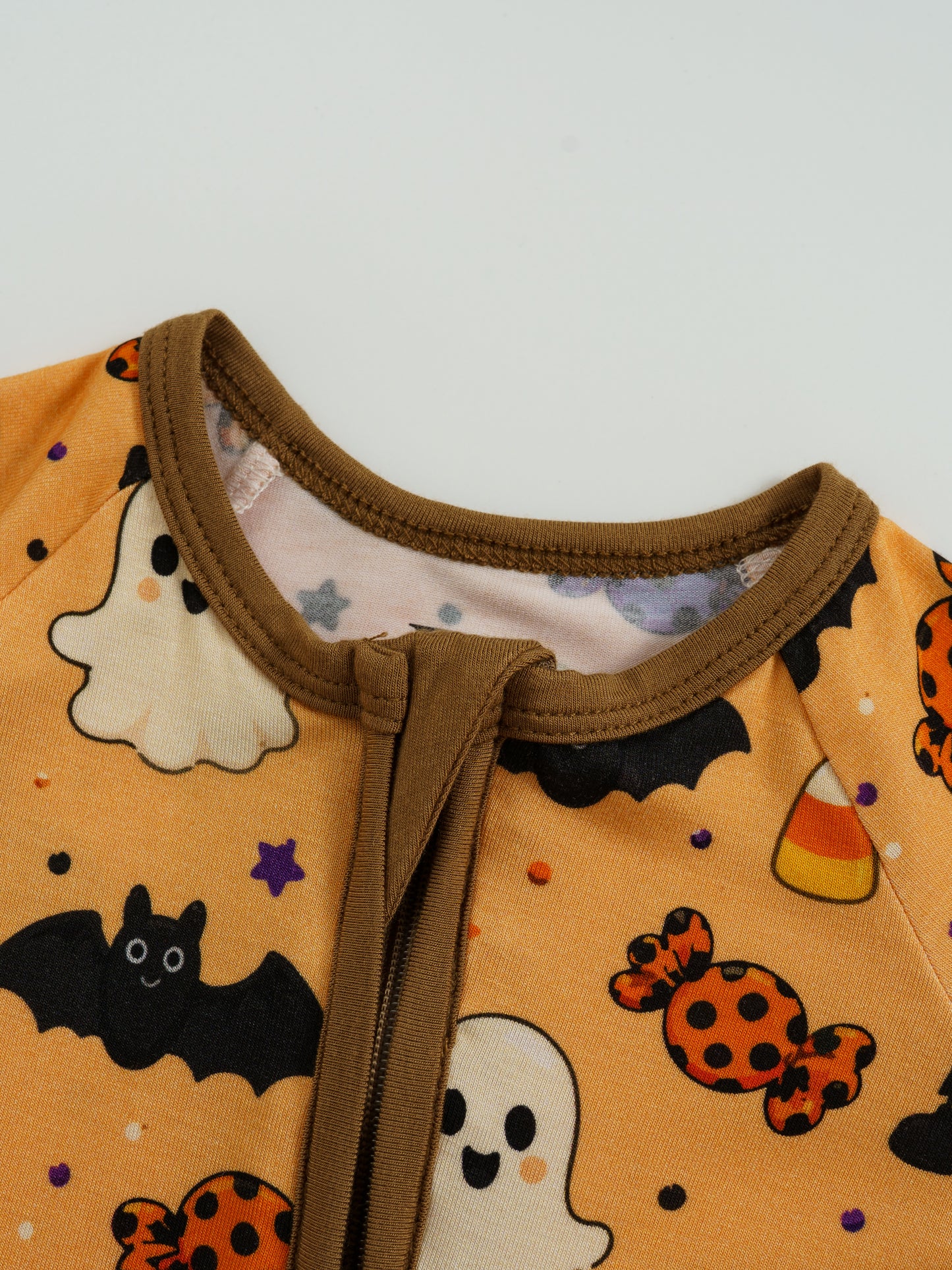Skeleton Sweeties – Halloween Bamboo Zipper Sleeper – Without Grippers