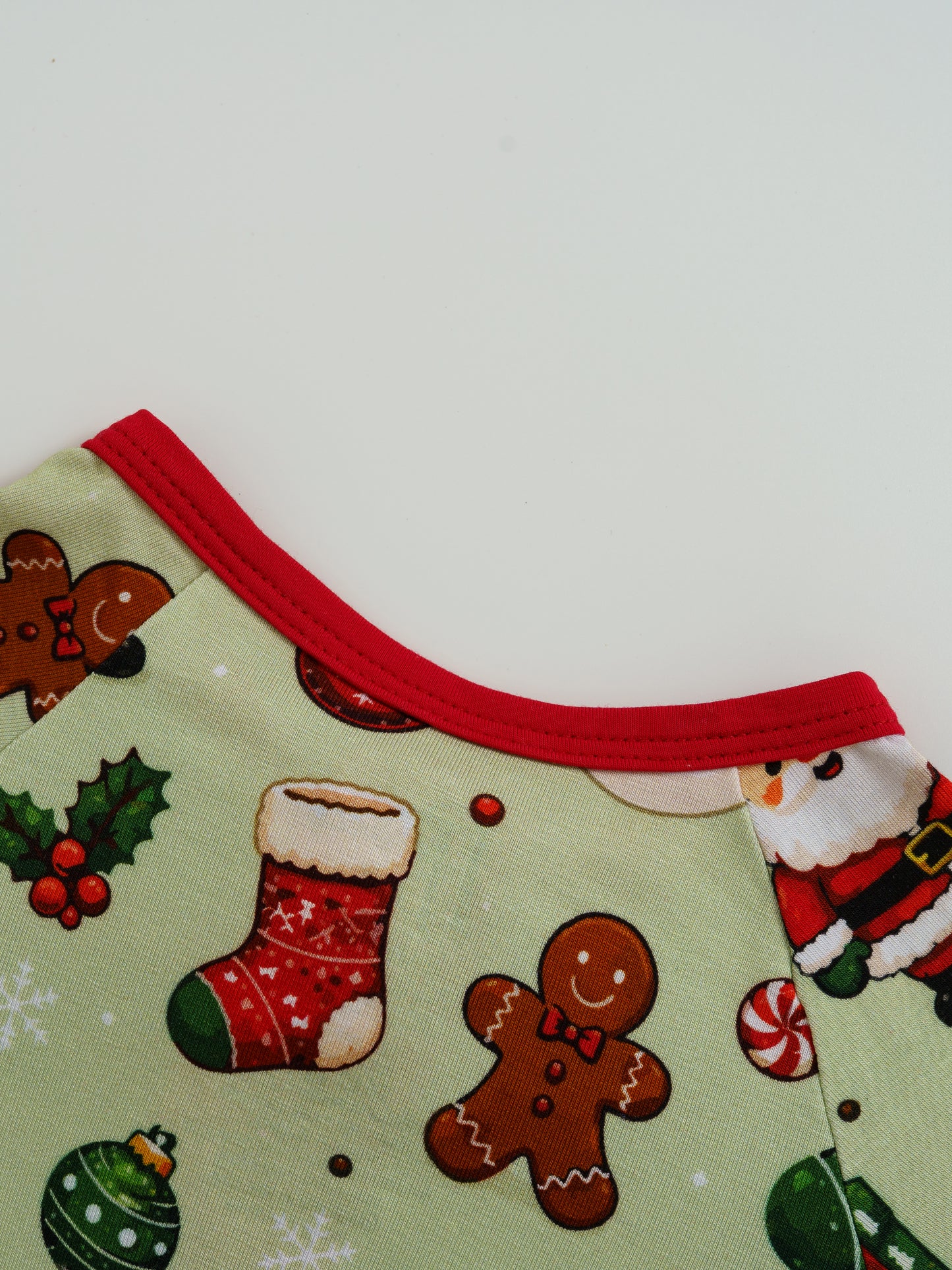 Gingerbread House – Christmas Bamboo Zipper Sleeper – Without Grippers