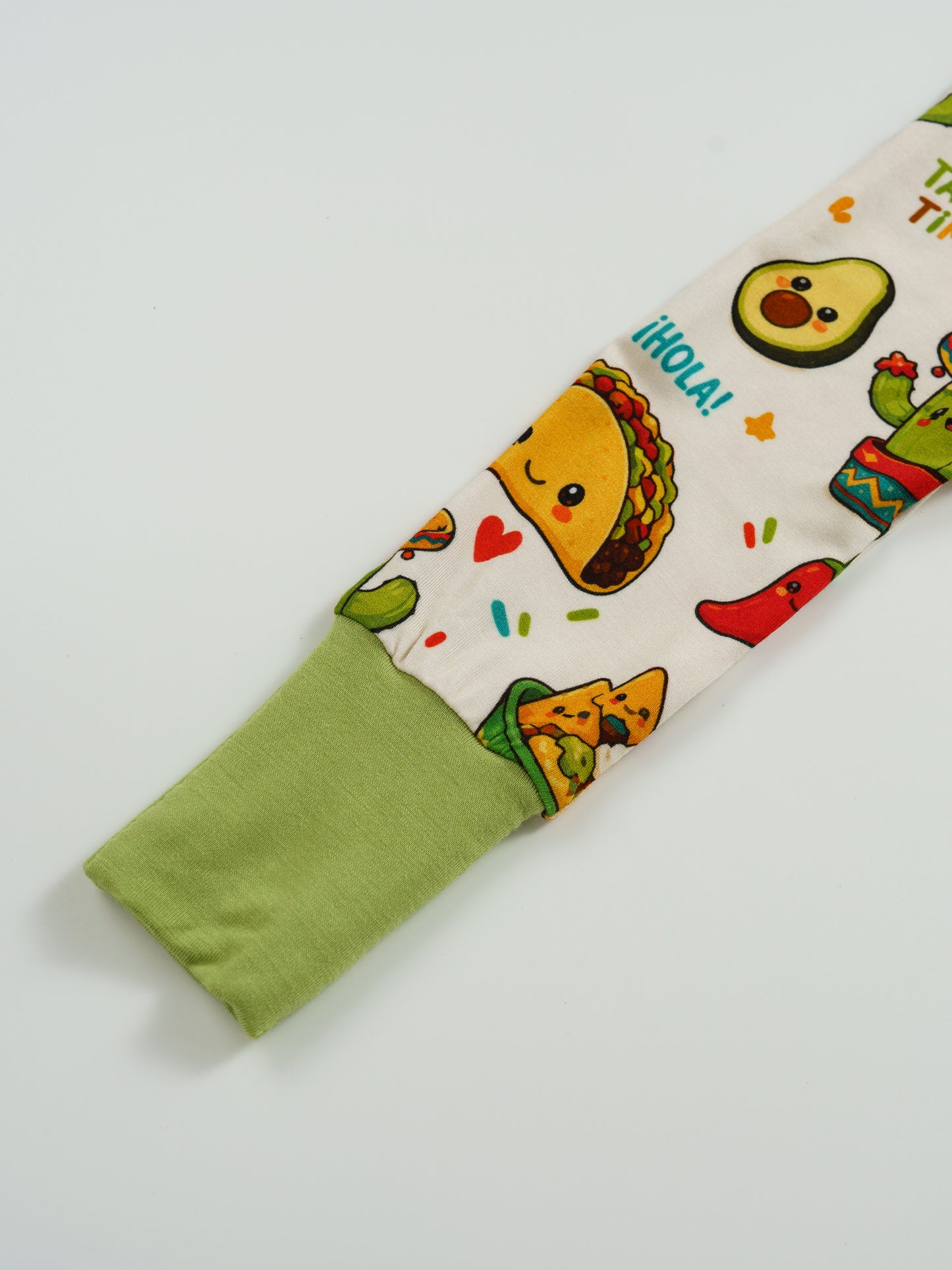 Taco Time – Foodie Bamboo Zipper Sleeper – With Grippers