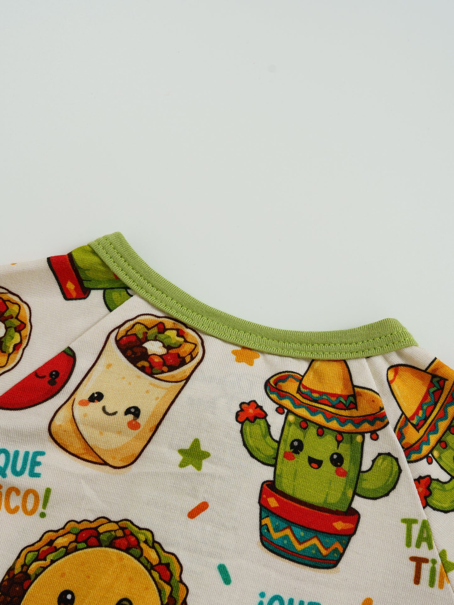 Taco Time – Foodie Bamboo Zipper Sleeper – With Grippers