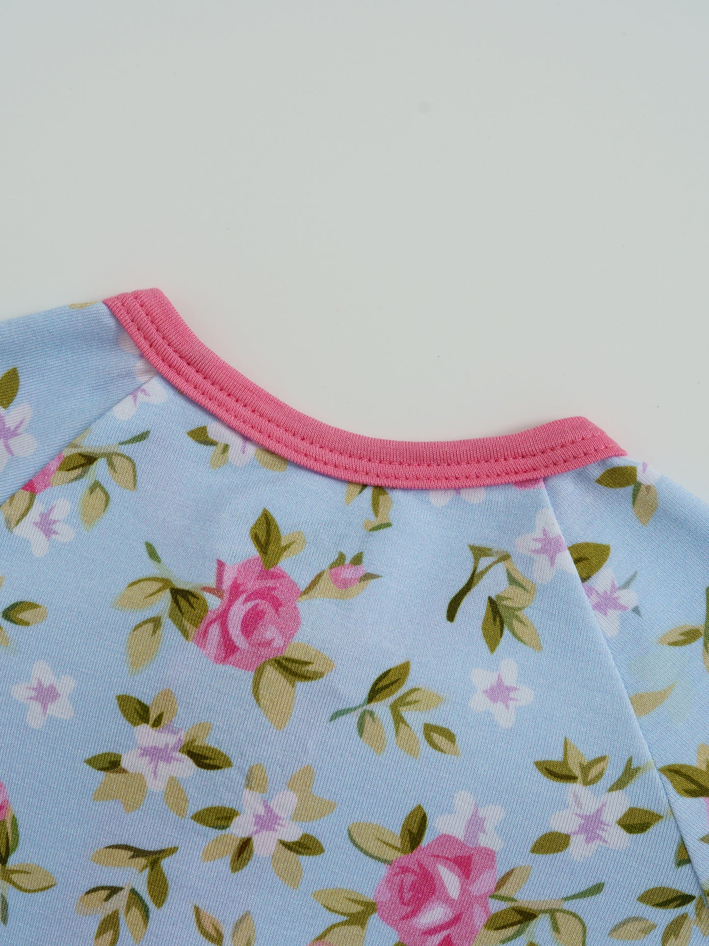 Rosie Bloom – Floral Bamboo Zipper Sleeper – Without Grippers