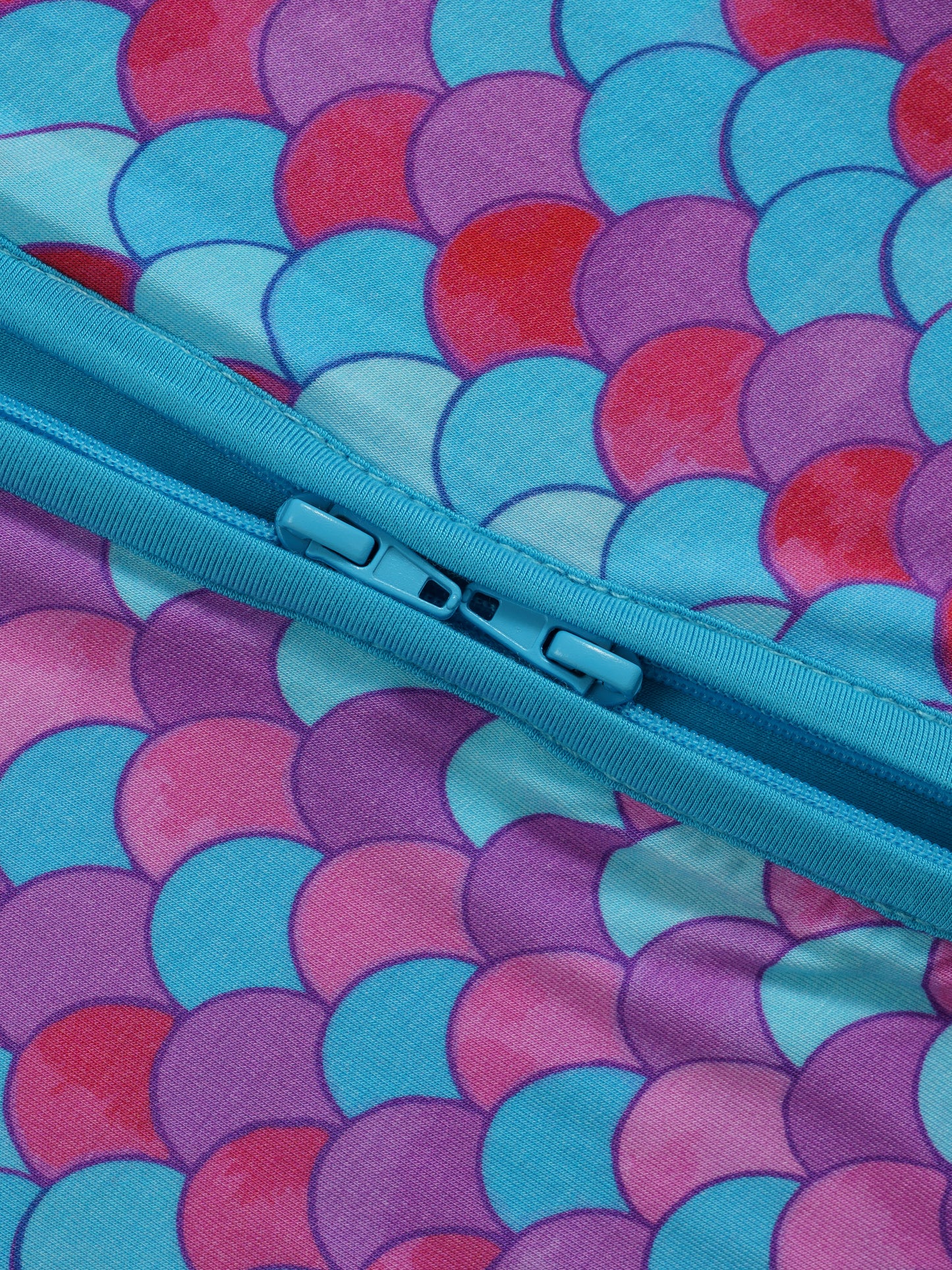Mermaid Magic – Mermaid Bamboo Zipper Sleeper – Without Grippers