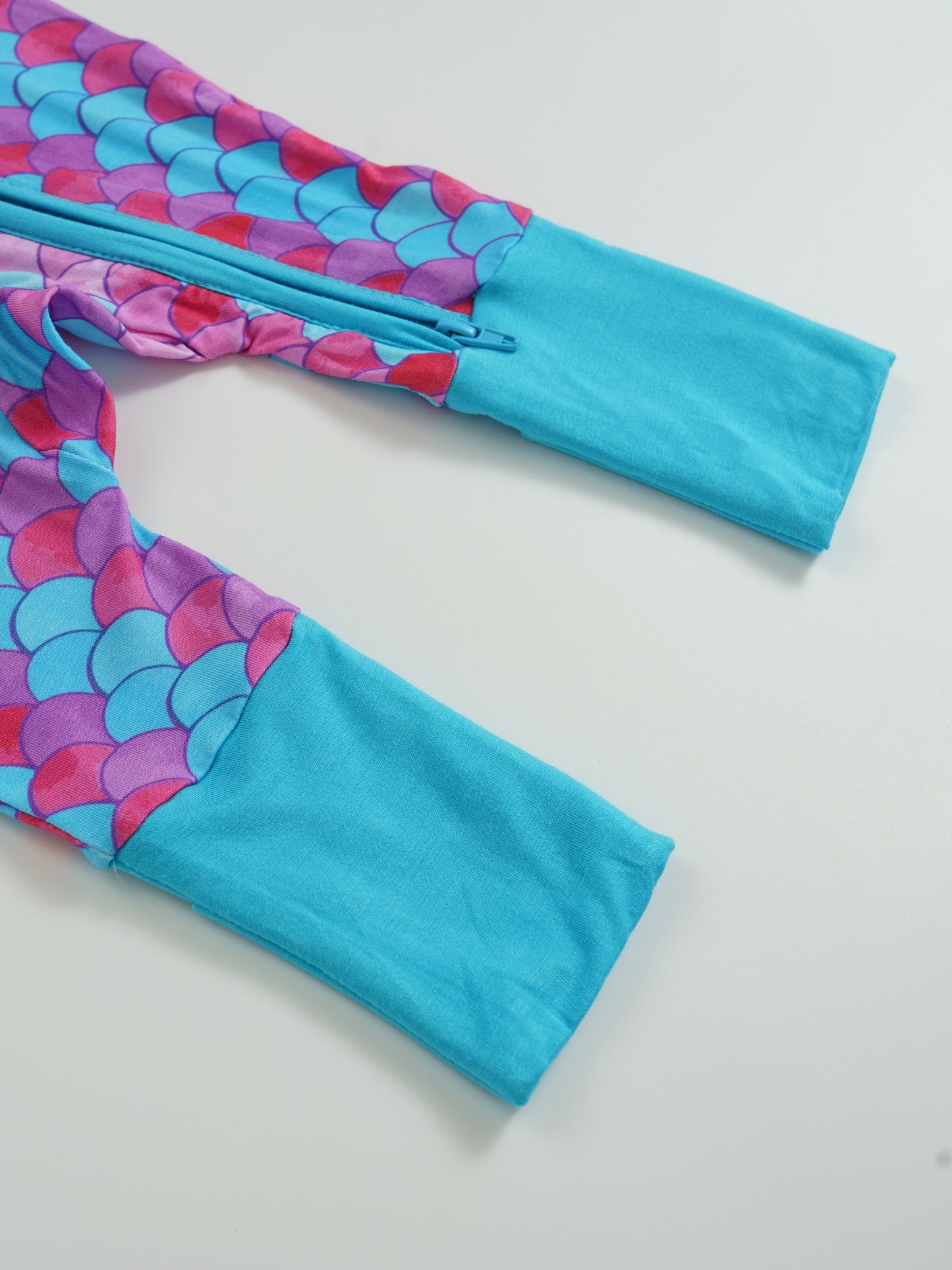 Mermaid Magic – Mermaid Bamboo Zipper Sleeper – Without Grippers