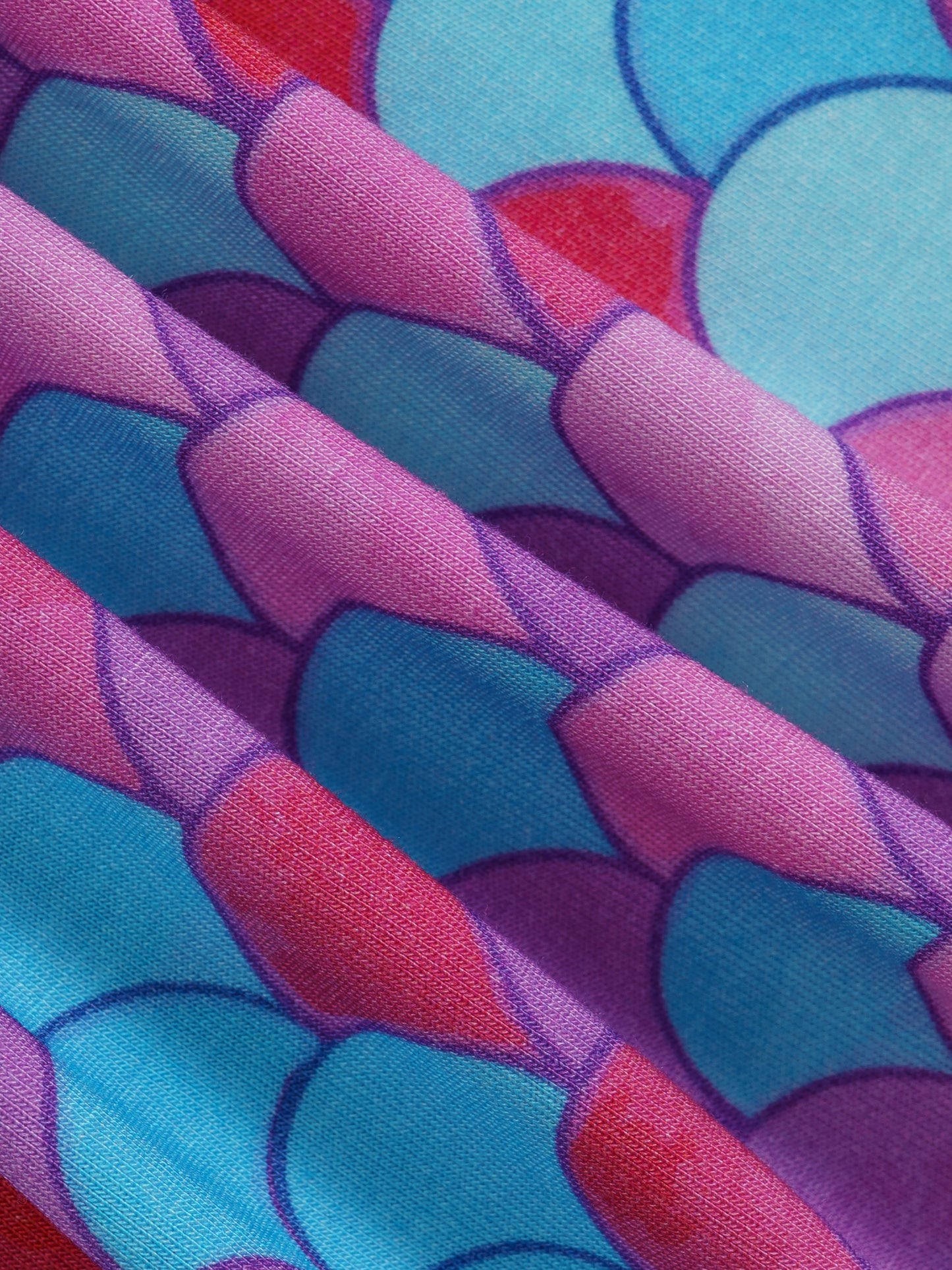 Mermaid Magic – Mermaid Bamboo Zipper Sleeper – Without Grippers