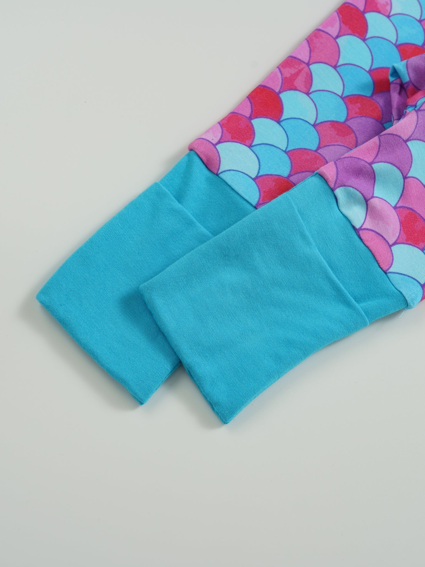 Mermaid Magic – Mermaid Bamboo Zipper Sleeper – Without Grippers