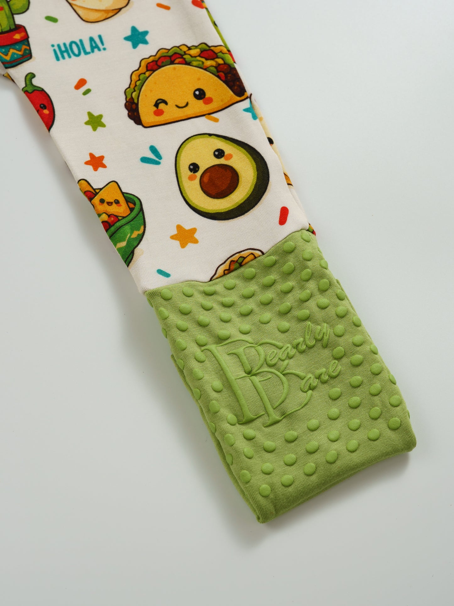 Taco Time – Foodie Bamboo Zipper Sleeper – With Grippers