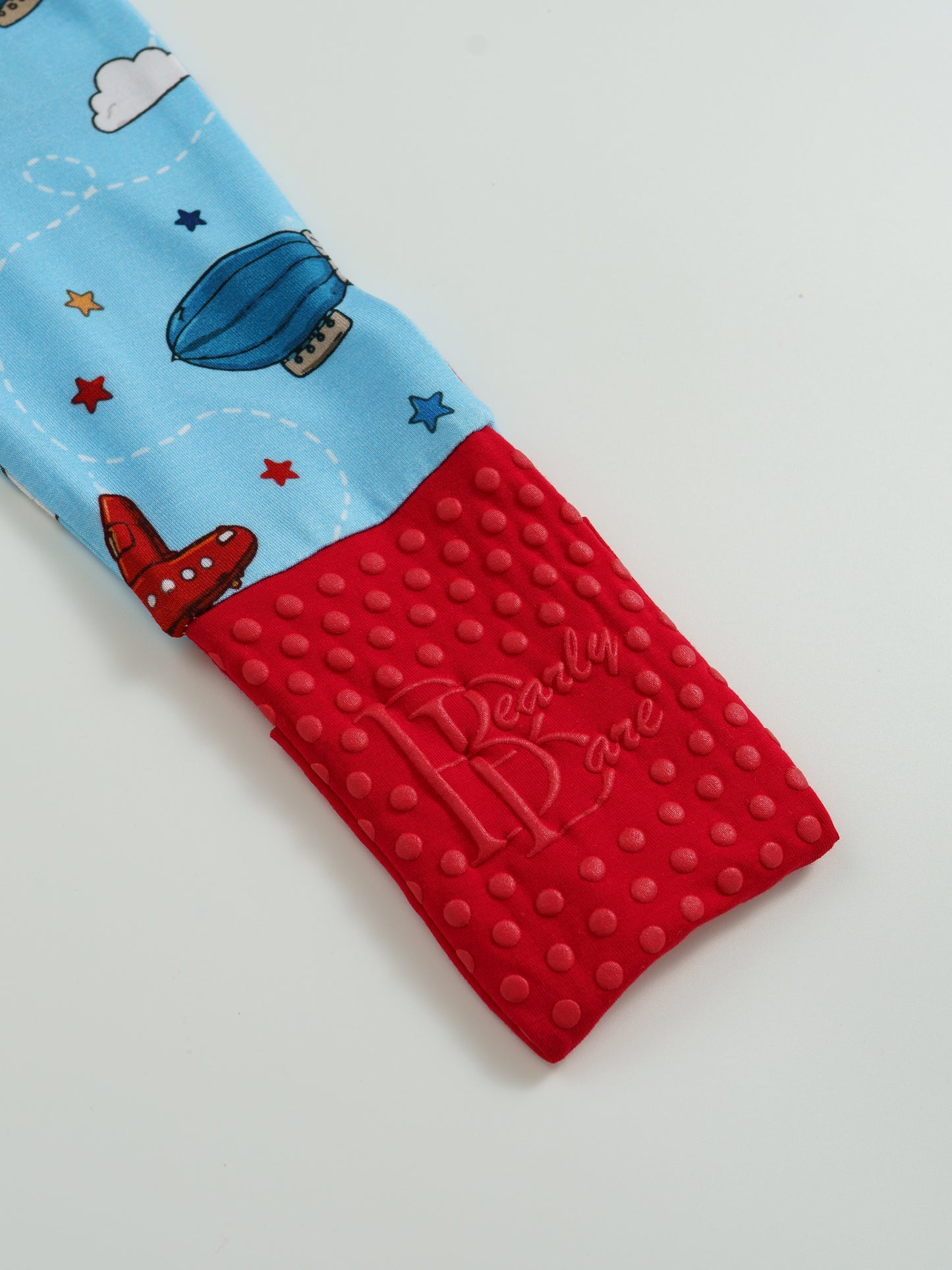 Little Aviators – Airplane Bamboo Zipper Sleeper – With Grippers