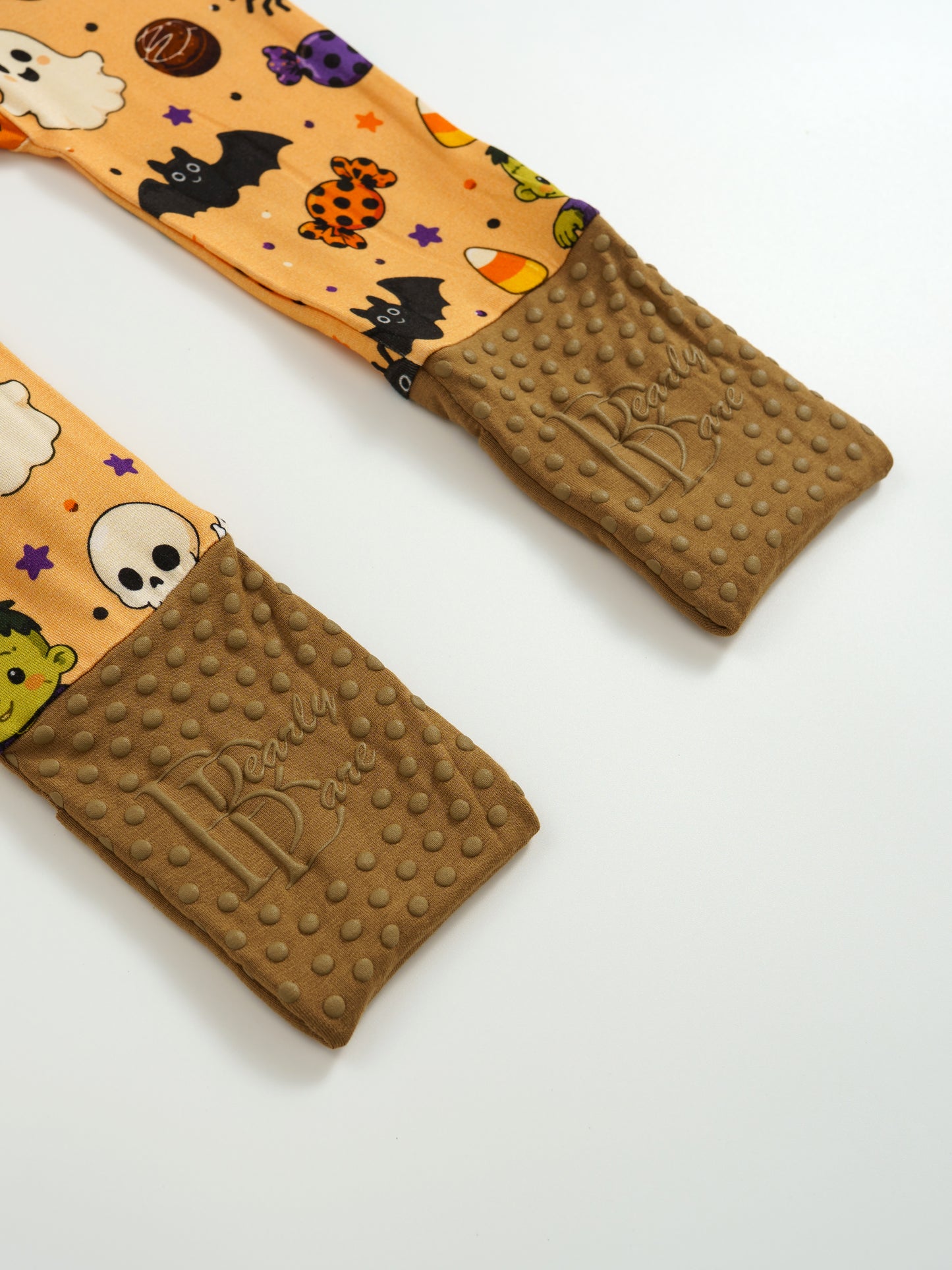 Skeleton Sweeties – Halloween Bamboo Zipper Sleeper – With Grippers
