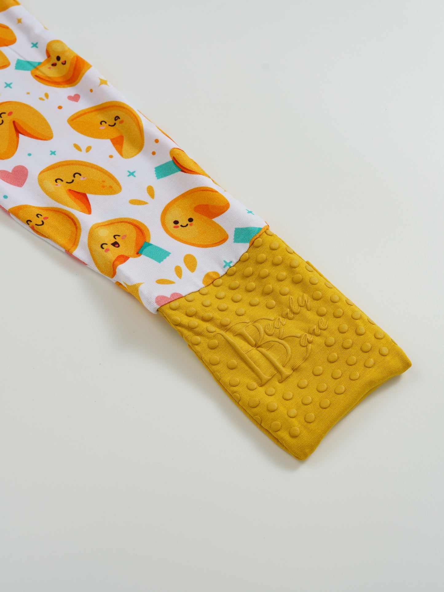 Fortune Cookies – Sweet Treat Bamboo Zipper Sleeper – With Grippers