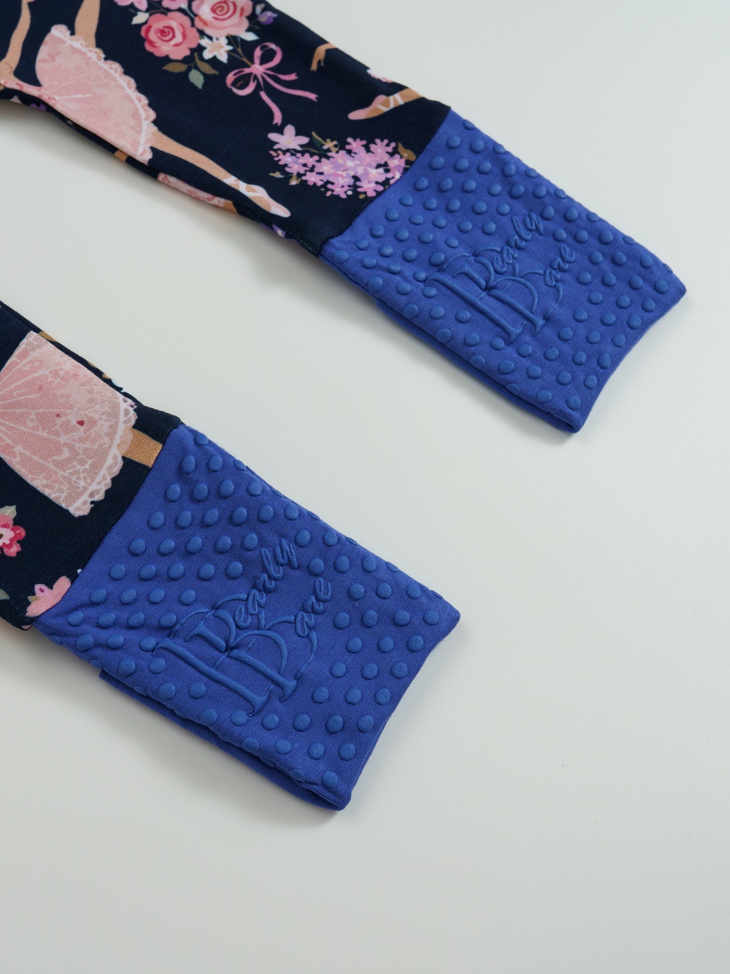 Midnight Ballerina Bamboo Zipper Sleeper – With Grippers