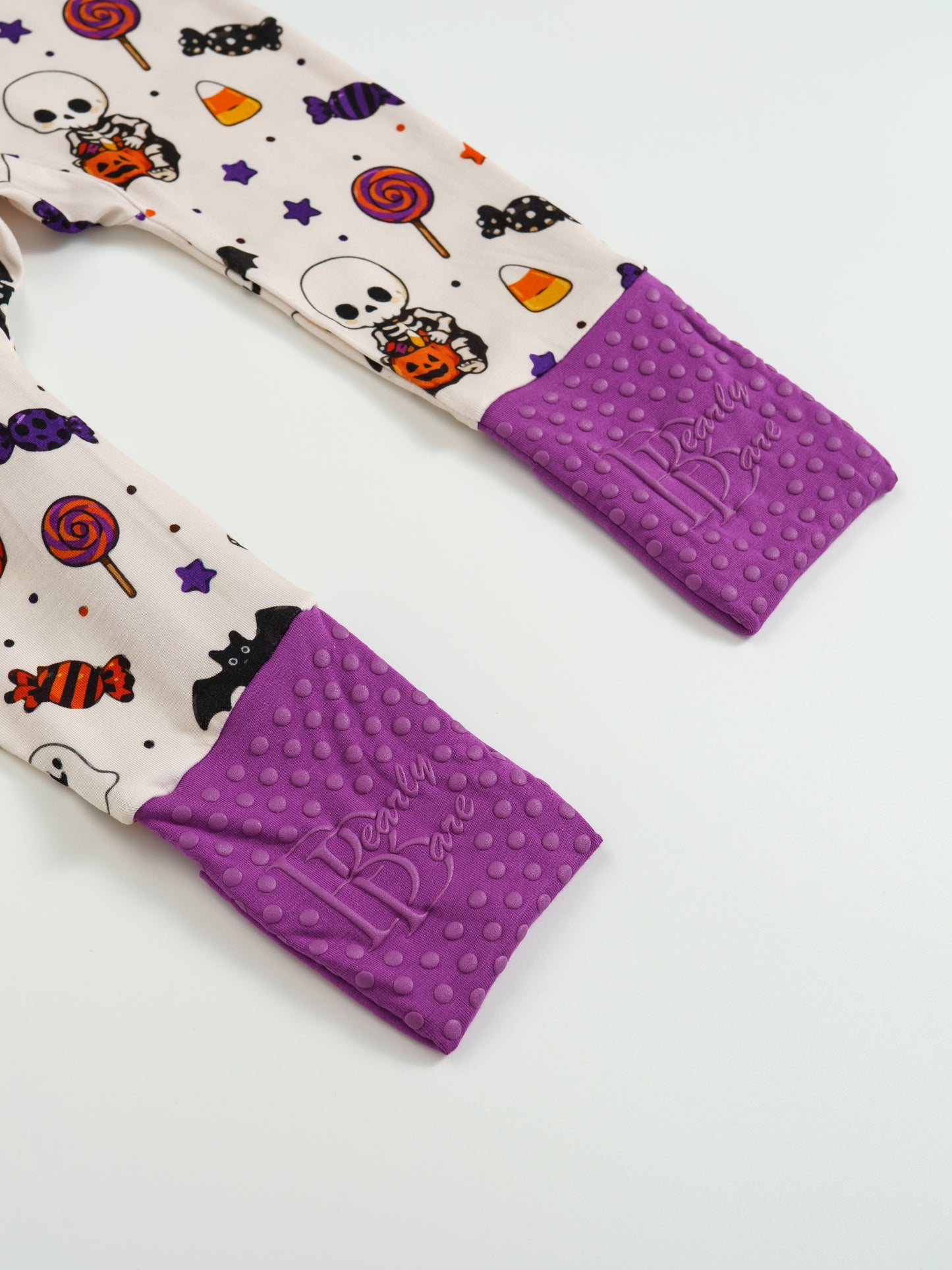 Spooky Snuggles – Halloween Bamboo Zipper Sleeper – With Grippers