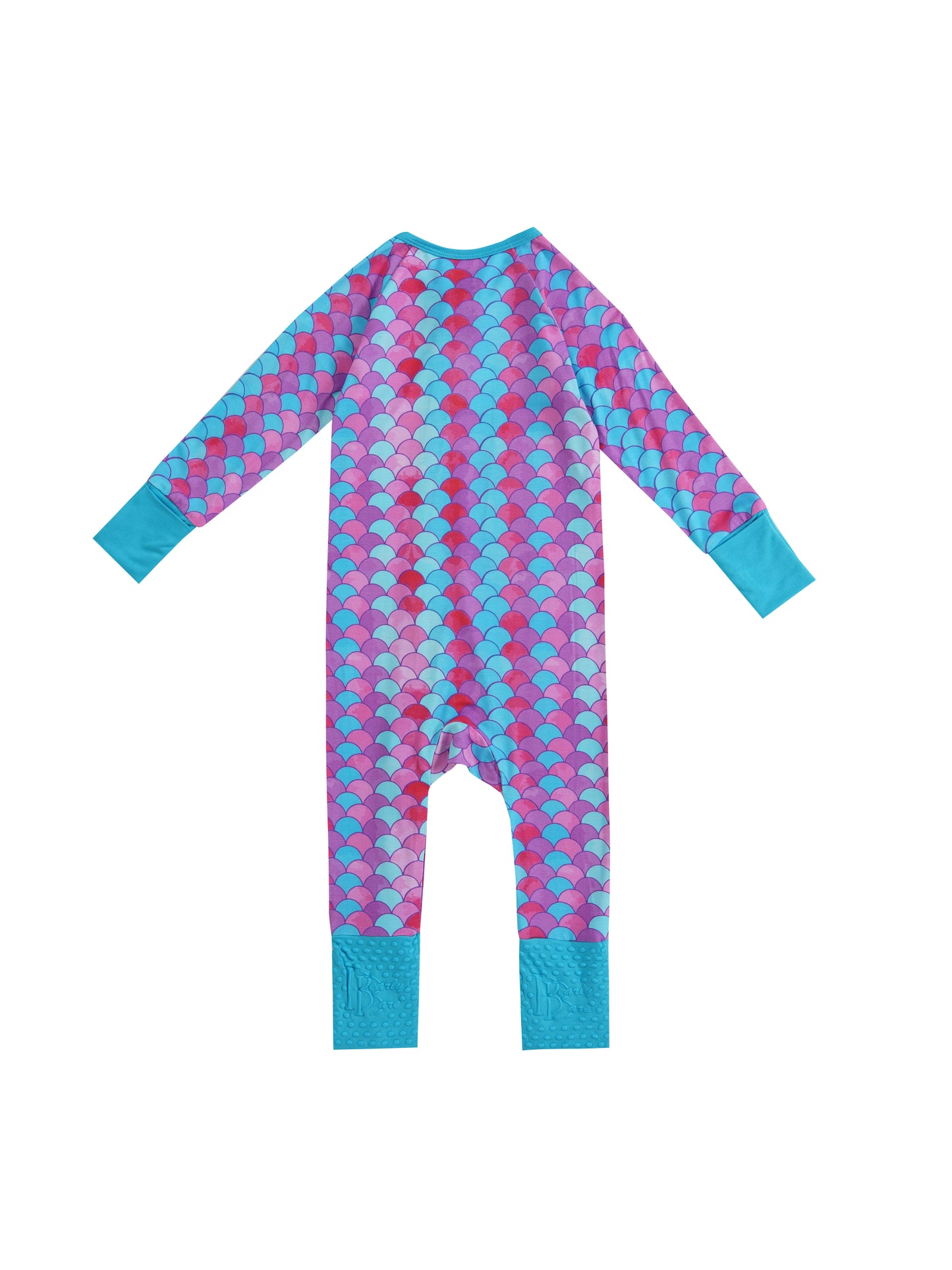 Mermaid Magic – Mermaid Bamboo Zipper Sleeper – With Grippers