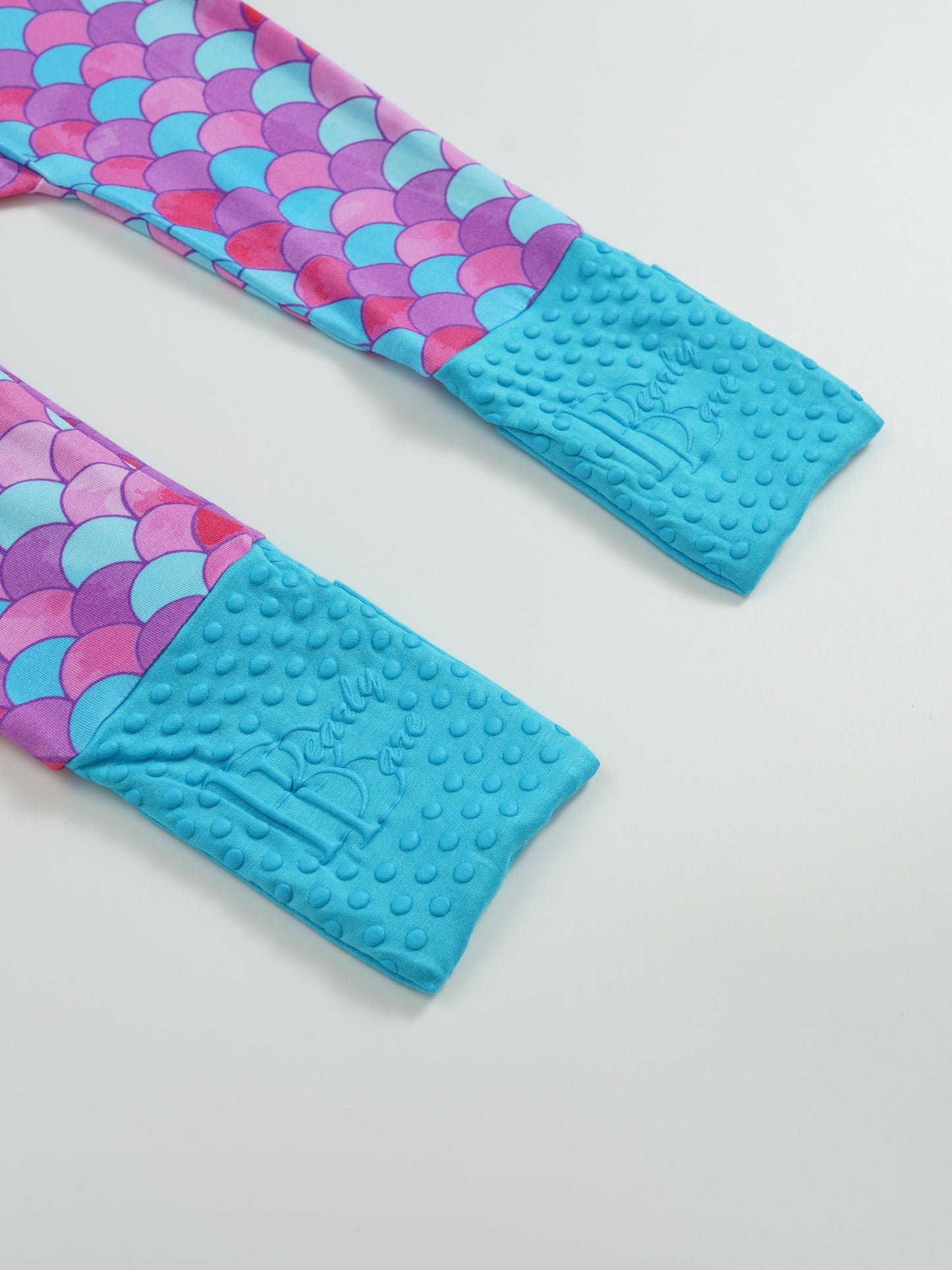 Mermaid Magic – Mermaid Bamboo Zipper Sleeper – With Grippers