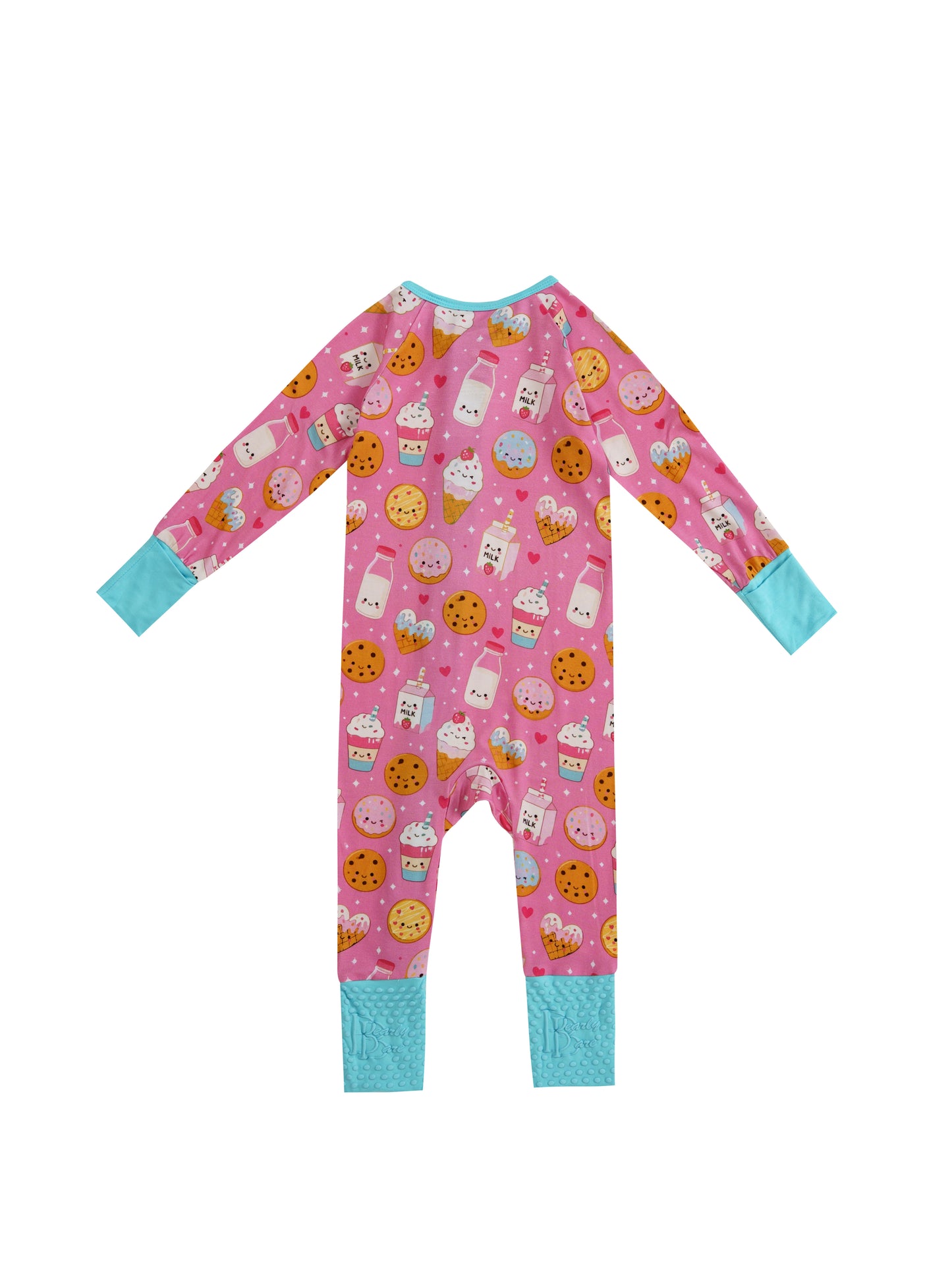 Donut Dreams – Sweet Treat Bamboo Zipper Sleeper – With Grippers