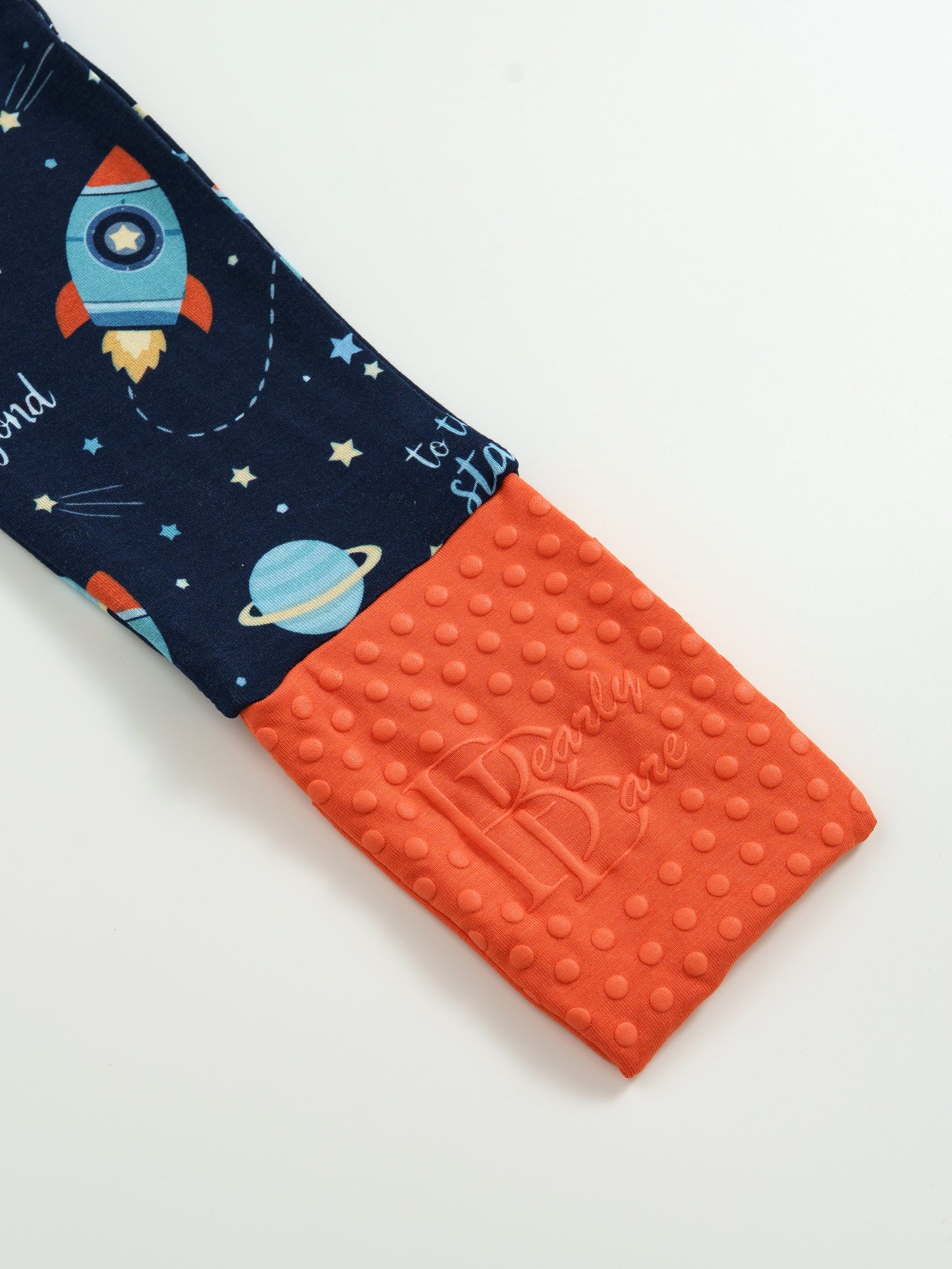 Astronaut Boy Bamboo Zipper Sleeper – With Grippers