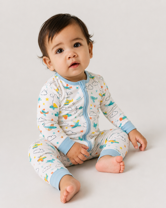Little Aviators – Airplane Themed Toddler Pajama Set