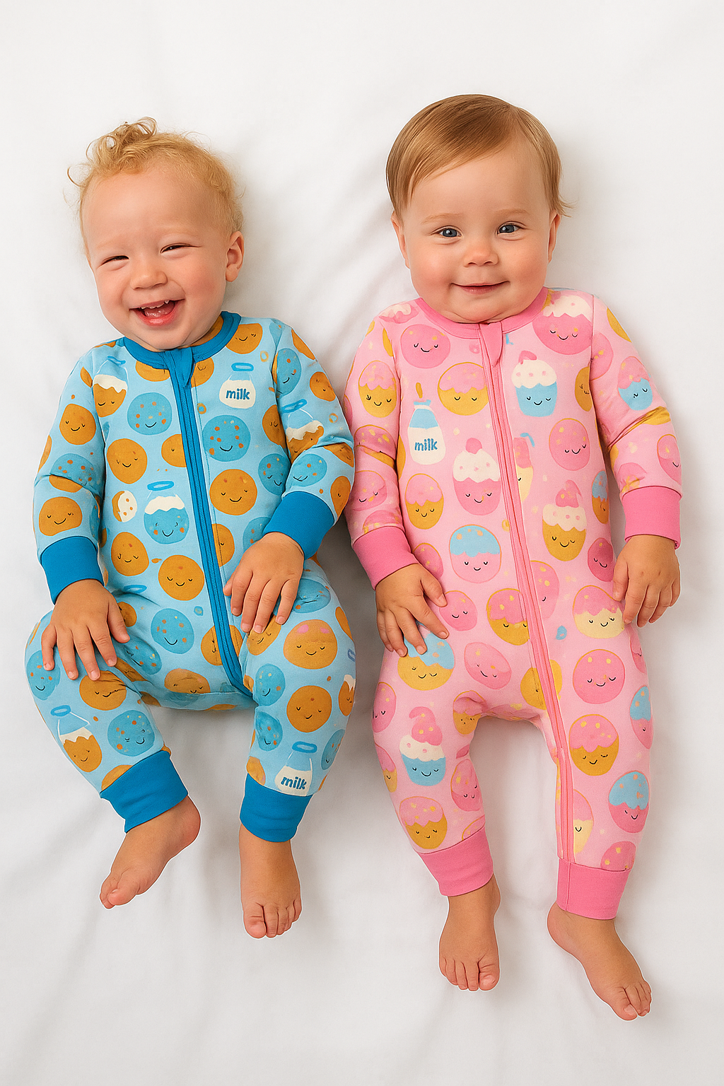 Milk & Cookies Party Baby Onesie