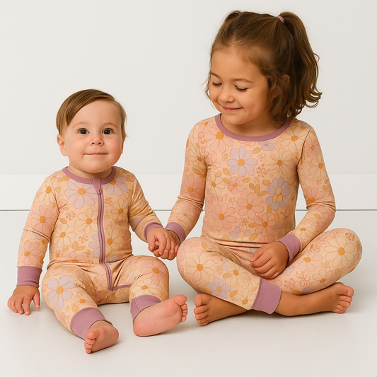 Peony Pink – Matching Floral Pajama Set