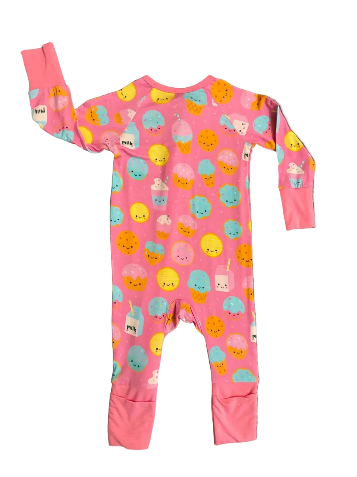 Donut & Cream – Dessert Themed Pink Baby Onesie
