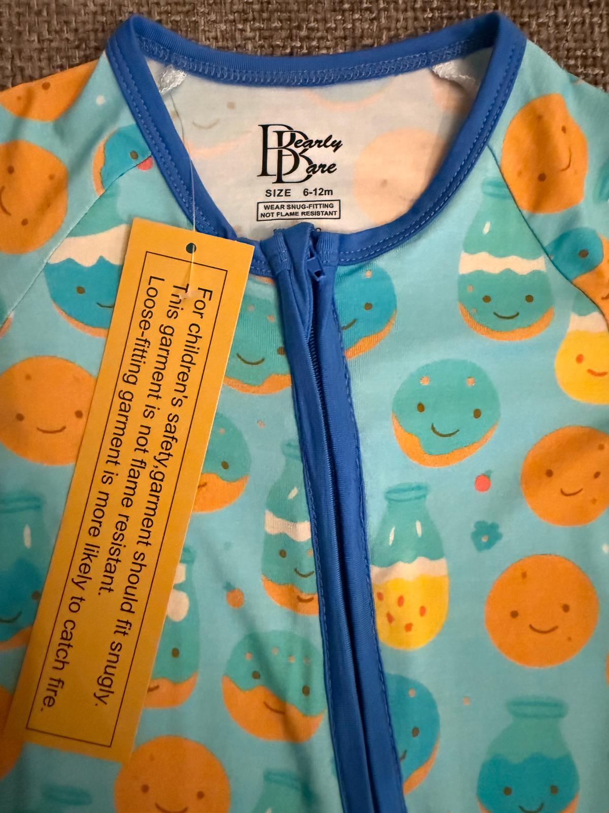 Milk & Cookies Party Baby Onesie