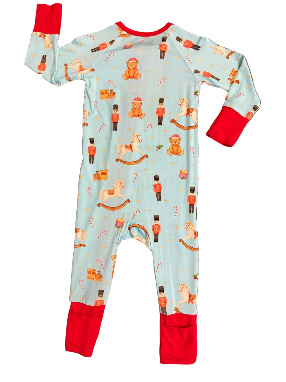 Nutcracker Nursery – Festive Christmas Pajama Onesie