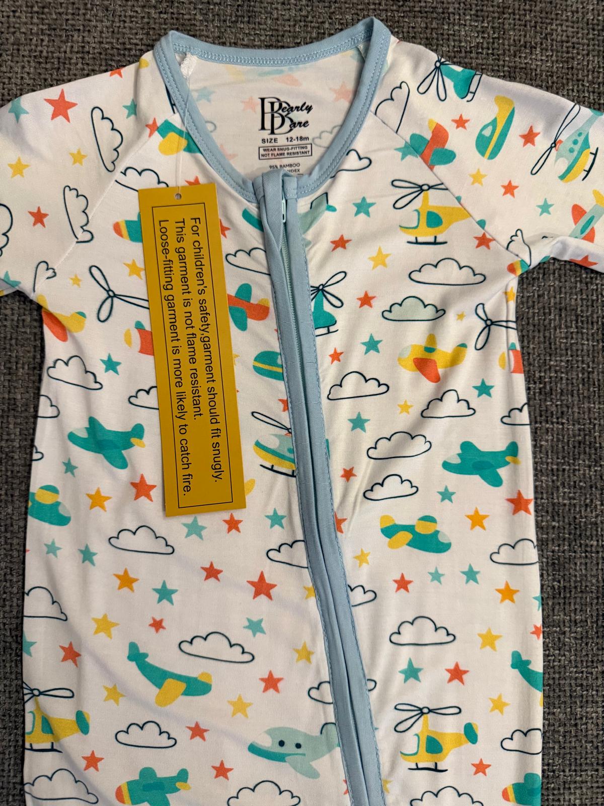 Little Pilot – Airplane Themed Toddler Pajama Set