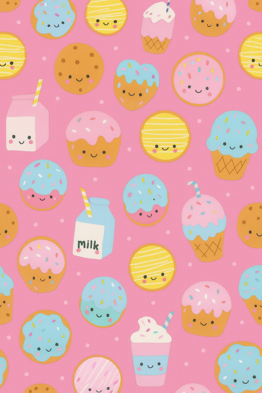Donut & Cream – Dessert Themed Pink Baby Onesie